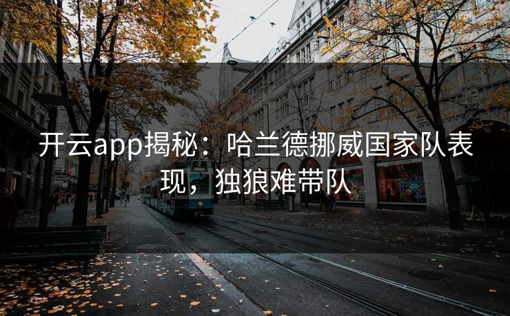 开云app揭秘：哈兰德挪威国家队表现，独狼难带队