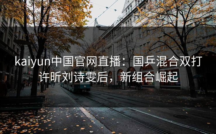 kaiyun中国官网直播：国乒混合双打许昕刘诗雯后，新组合崛起